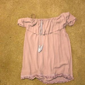 off the shoulder dress